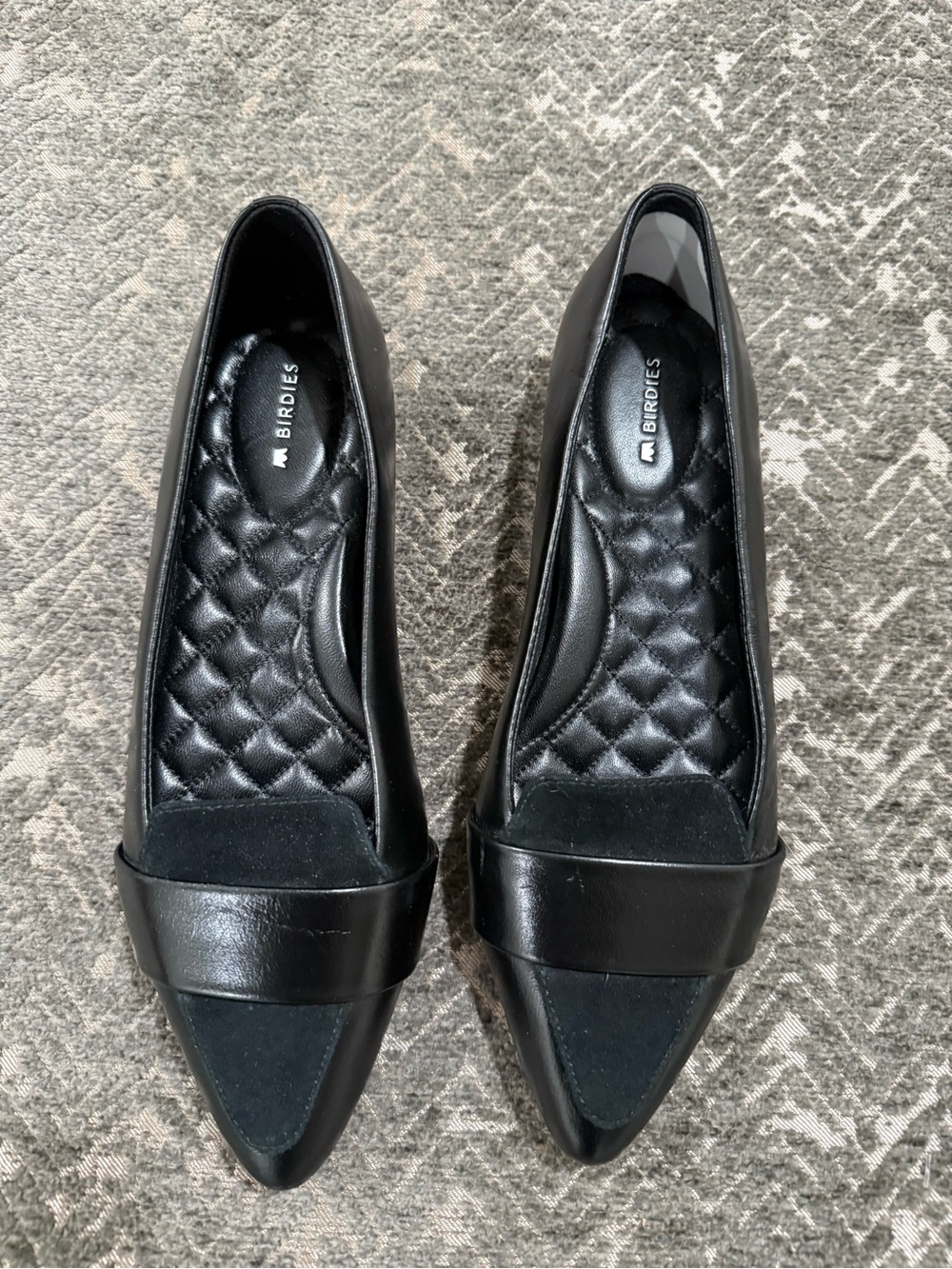Birdies The Sparrow Loafers in Licorice Leather, women’s size 7